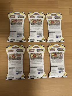 Pokemon TCG: Sword & Shield-Brilliant Stars Sleeved Booster Packs *6-Pack Lot* 820650809972 - Image 2