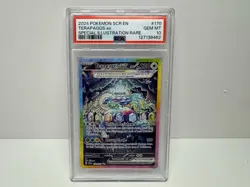 2024 POKEMON SCR EN-STELLAR CROWN SPECIAL ILLUSTRATION RARE TERAPAGOS EX PSA 10 - Image 3
