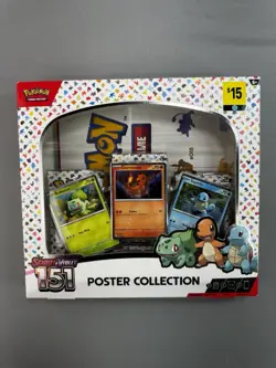 Pokemon TCG Scarlet And Violet 151 Poster Collection Box SEALED NEW 820650853166 - Image 1