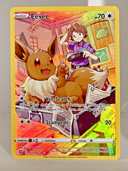 Eevee 🐾 TG11/TG30 - Pokemon TCG Brilliant Stars Sword & Shield Holo Rare NM - Image 1