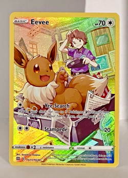 Eevee 🐾 TG11/TG30 - Pokemon TCG Brilliant Stars Sword & Shield Holo Rare NM - Image 3