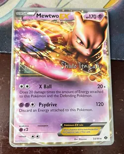 Pokemon TCG 2012 World Championships Shugo Itagaki Mewtwo EX 54/99 LP - Image 1