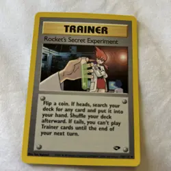 Pokemon Gym Challenge Non Holo Trainer Rocket's Secret Experiment 120/132 EX/ CO - Image 1