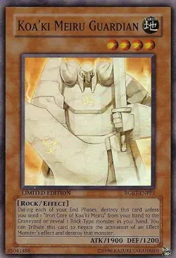 Koa'ki Meiru Guardian - RGBT-ENPP3 - Super Rare - Limited Edition Lightly Played - Image 1