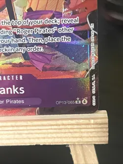 Shanks OP13-065 Carrying On His Will Alt Art One Piece - Image 5
