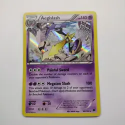 Pokemon Card Aegislash 62/122 Holo BREAKpoint Rare Foil LP 2016 - Image 1