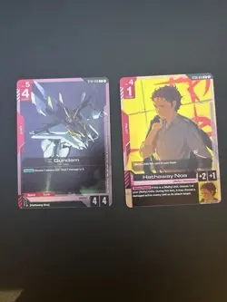 Gundam Hathaway Noa promo ST08-002 / 010 Alt Art Gundam TCG 2 card set SEALED - Image 1