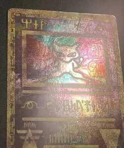 Pokemon Card Ancient Mew holo Swirl Pokemon Movie Promo Pokemon TCG 1999-2000 - Image 2