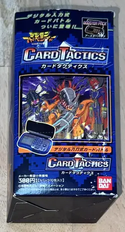Digimon Card Tactics Japanese Booster Box 15 Sealed Packs Bandai Trading Cards - Image 1
