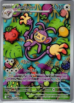 Ambipom 107/094 ME02: Phantasmal Flames - Pokemon Card - NM - Image 1