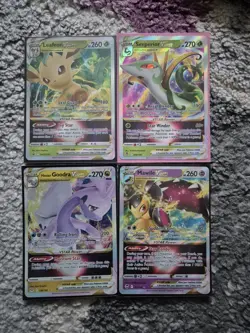 Pokemon TCG 4x VSTAR Cards Sword & Shield Era NM Leafeon Mawile Serperior Goodra - Image 1