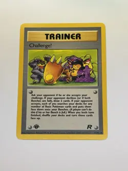 Challenge! 1st Edition Team Rocket 74/82 Common TCG Vintage WoTC Pokemon Card NM - Image 1
