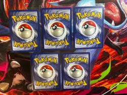 1999 Vintage Pokemon WOTC Fossil Card Lot 5 Horsea Kabuto King Seadra Gambler - Image 2