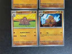 Dugtrio(x2)+Diglett(x2) 4-card Pokemon Scarlet&Violet mixed lot - PWE - Image 4