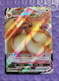 Pokemon Card Eevee VMAX SWSH087 Black Star Promo LP - Image 3