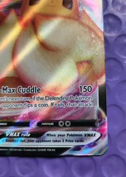 Pokemon Card Eevee VMAX SWSH087 Black Star Promo LP - Image 4