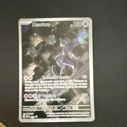 Pokemon Mewtwo 052 Sv: Scarlet & Violet Promo Holo Card 130 HP - Image 1
