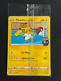 2# Pokemon Cards Pikachu on the Ball 100/005 Pokemon Futsal Collection SEALED - Image 1