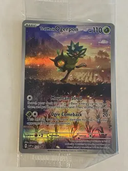 Teal Mask Ogerpon 123 Sv: Scarlet & Violet Promo Cards Holo - Image 1