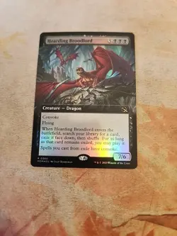 Hoarding Broodlord Extended Art Foil March Of The Machines MTG NM - Image 1