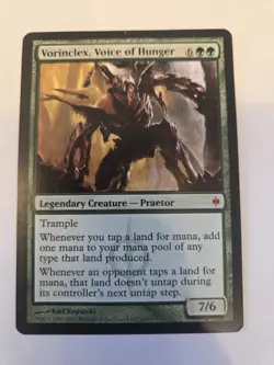 MTG Magic the Gathering Vorinclex, Voice of Hunger New Phyrexia - Image 1
