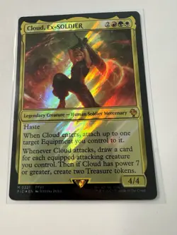 Cloud, Ex-SOLDIER (Surge Foil) ✅ Final Fantasy ✅ Magic The Gathering (mtg) - Image 1