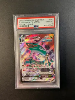 Pokemon TCG Rayquaza VMAX 252/184 Japanese PSA 10 - Image 1