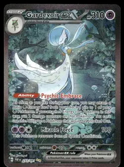 2# Pokemon Cards Gardevoir ex 233/091 Paldean Fates Special Illustration Rare - Image 1