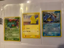 6-LOT-(POKEMON CARDS) BLASTOISE ,VENUSAUR, PIKACHU,ELECTROHP 50 6/10 PBG-1P7-H6N - Image 2