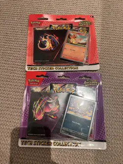 2x Pokemon Ascended Heroes Tech Sticker Collection - Ghastly & Charmander ✅ - Image 1