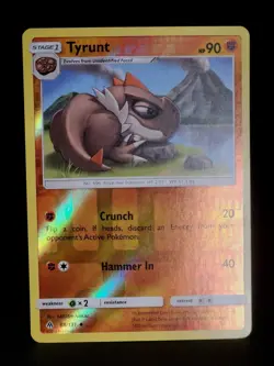 POKEMON TYRUNT 68/131 REVERSE HOLO FORBIDDEN LIGHT NM - Image 3
