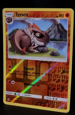 POKEMON TYRUNT 68/131 REVERSE HOLO FORBIDDEN LIGHT NM - Image 4