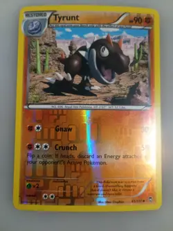 Pokemon TCG Tyrunt 61/111 XY Furious Fists Reverse Holo Uncommon VLP LP+/NM - Image 1
