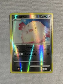 Pokemon TCG - Chansey (76/123) Mysterious Treasures - Reverse Holo Rare - MP/LP - Image 1