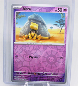 Pokemon TCG 151 Abra 63/165 Reverse Holo - Image 1