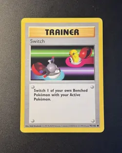 Pokemon Switch Base Set Shadowless 95/102 1999 WOTC VINTAGE Gym - Image 1
