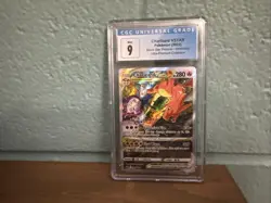Pokemon TCG Charizard VSTAR SWSH262 Holo Black Star Promo CGC 9 Miscut Error - Image 4