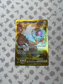 Pokemon TCG Bloodmoon Ursaluna ex 222/167 Sv06: Twilight Masquerade Holo NM - Image 1