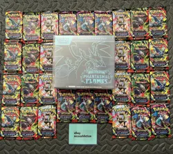 Pokemon TCG Phantasmal Flames Elite Trainer Box w/ 30x Booster Pack Lot ETB NEW - Image 1