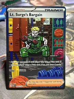 Lt. Surge's Bargain 185/132 Me01: Mega Evolution Pokemon TCG - Image 1