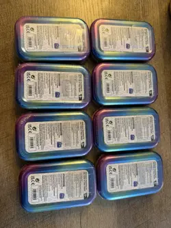 Pokemon TCG Prismatic Evolutions Mini Tin Complete Set - 8 Factory Sealed Tins - Image 2