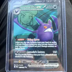 TEAM ROCKET'S CROBAT EX 2025 POKEMON DESTINED ULTRA RARE 217/182 Q3687 - Image 1
