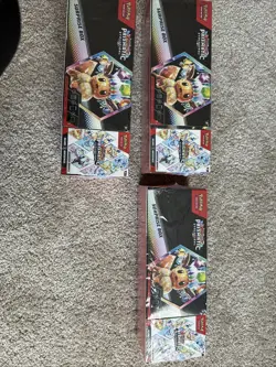 Pokemon TCG Prismatic Evolutions Surprise Box and Booster Lot 3 - Image 1