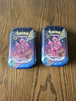 Pokemon Paldean Fates Mini Tin x2 [Tinkatink] Brand New, Factory Sealed - Image 1