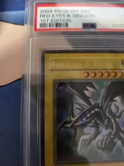 Yu-Gi-Oh! Red-Eyes B. Dragon Black SDJ-001 1st Edition PSA 9 Ultra Rare - Image 2