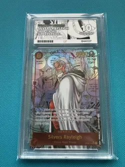 ONE PIECE - Silvers Rayleigh Manga Alt Art OP08-118 ACE 10 (perfect subgrades) - Image 4