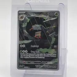 Pokemon Crustle 183/182 Paradox Rift Illustration Rare Full Art Holo Card - Image 1
