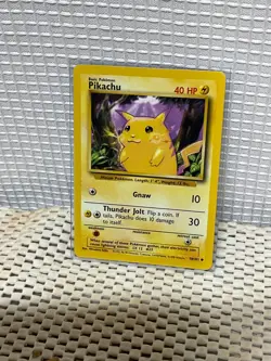 PIKACHU - 58/102 - Base Set - Pokemon Card - LP - Image 1