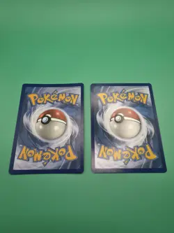 2x POKEMON MAGIKARP 33/108 REVERSE HOLO Foil Card & Regular Common EVOLUTIONS LP - Image 4