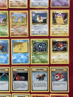 Base Set Unlimited Pokemon Cards X67 Vintage Good-Excellent Condition (P40) - Image 5